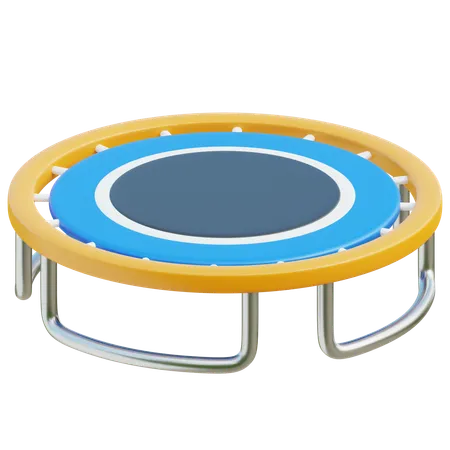 Round Trampoline  3D Icon