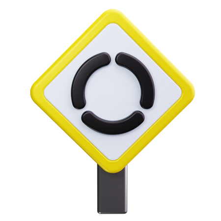 Roundabout  3D Icon