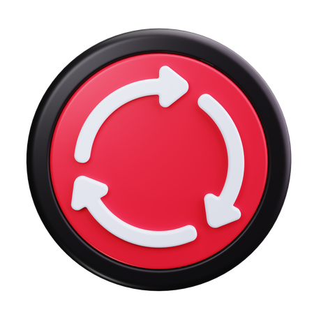 Roundabout  3D Icon