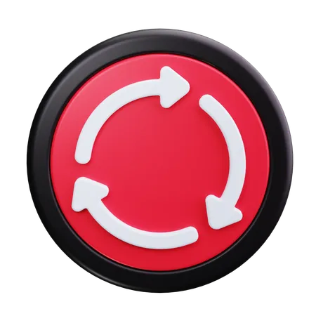 Roundabout  3D Icon