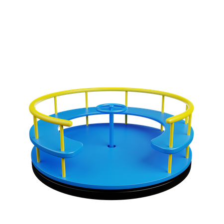 Roundabout  3D Illustration