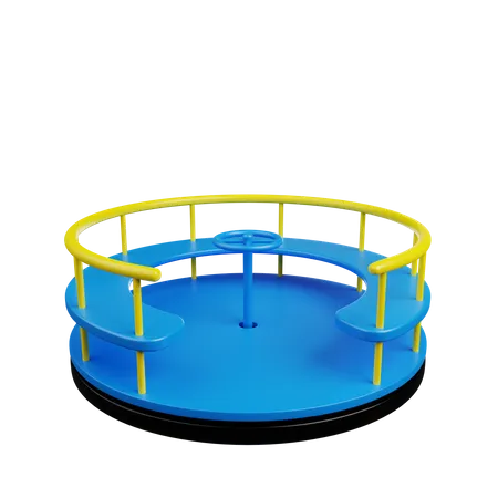 Roundabout  3D Illustration