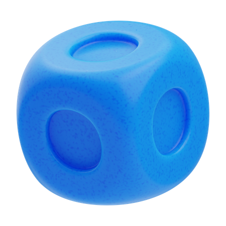 Rounded Cube  3D Icon