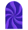 Rounded Door With Spiral