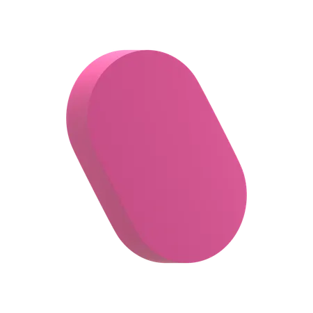 Rounded Rectangle 3  3D Icon