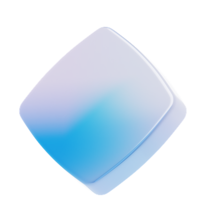 Rounded Rectangle Shape  3D Icon