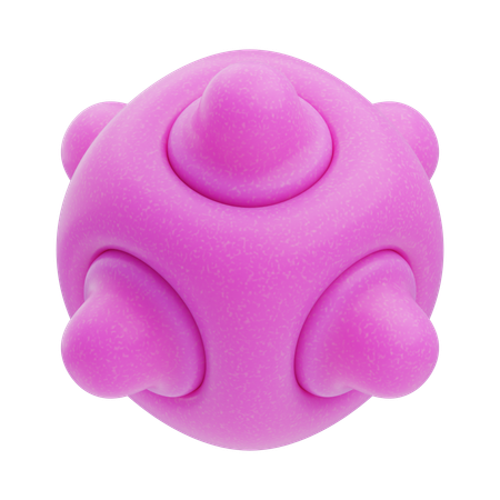 Rounded Spike Orb  3D Icon