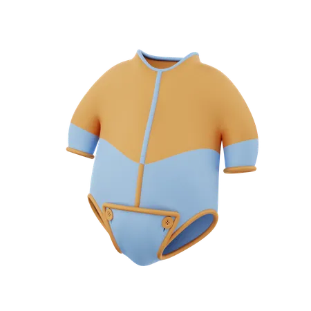 Roupa de bebê  3D Icon