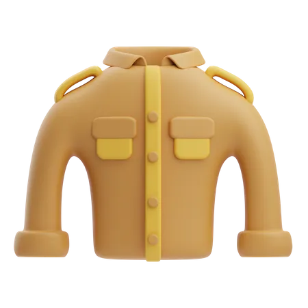 Roupa de veterano  3D Icon