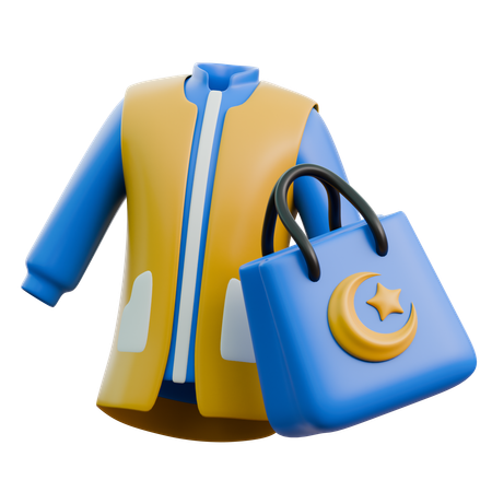 Presente de roupas  3D Icon