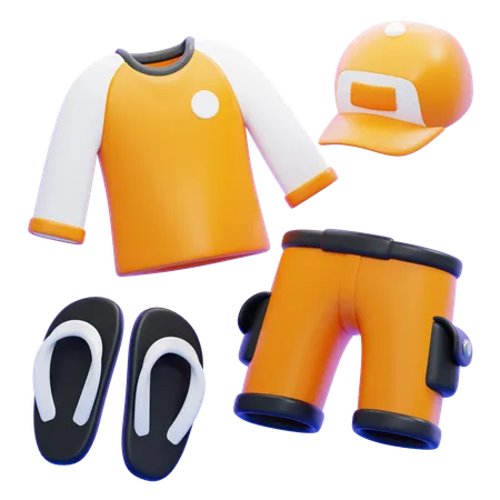 Roupas  3D Icon