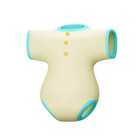Roupas de bebê  3D Icon