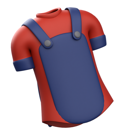 Roupas de fazendeiro  3D Icon