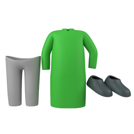 Roupas festivas  3D Icon