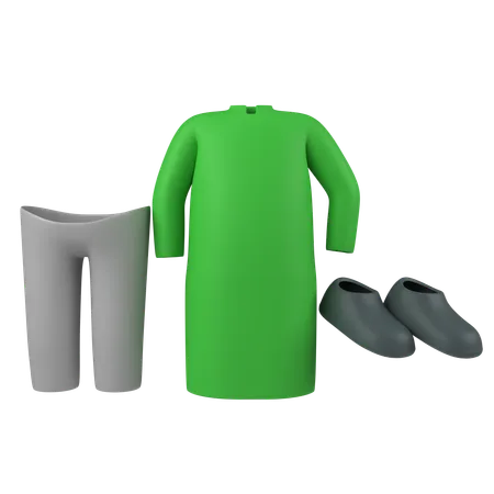 Roupas festivas  3D Icon