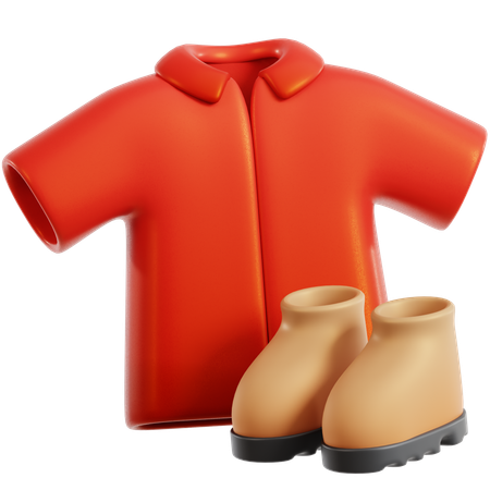 Homens se vestem  3D Icon