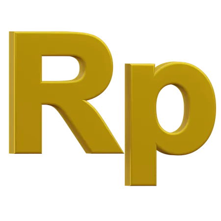 Roupie  3D Icon