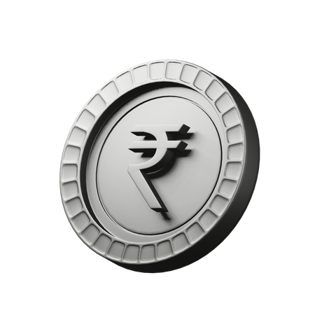 Roupie indienne  3D Icon