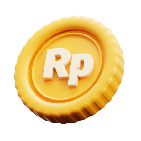 Rupiah indonésienne  3D Icon