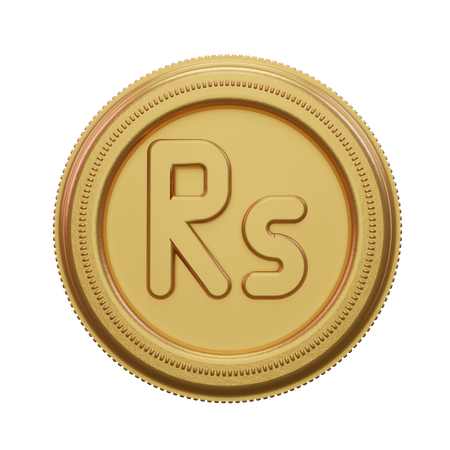 Roupie sri lankaise  3D Icon