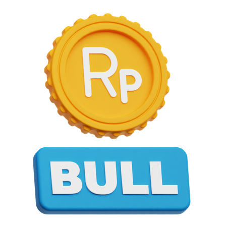 Taureau de la roupie  3D Icon