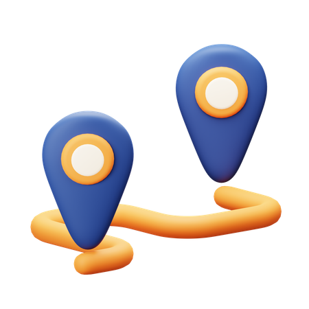 Route  3D Icon