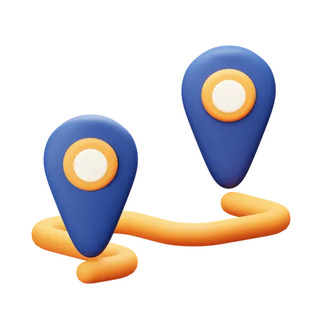 Route  3D Icon