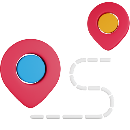 Route  3D Icon