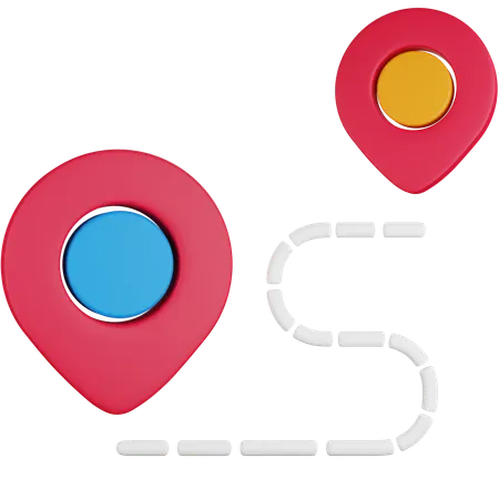 Route  3D Icon