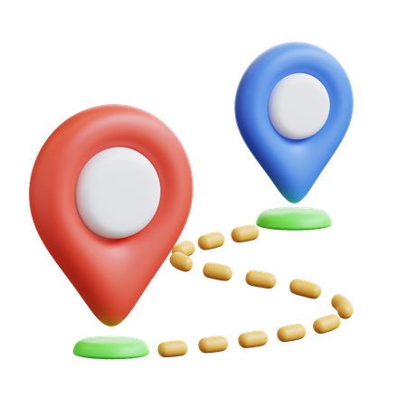 Route  3D Icon