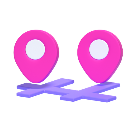 Route  3D Icon