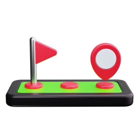 Route  3D Icon