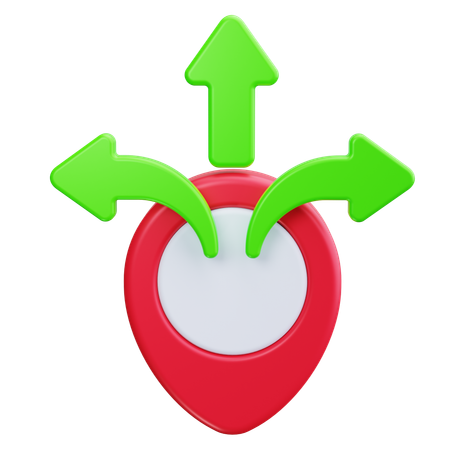 Route  3D Icon