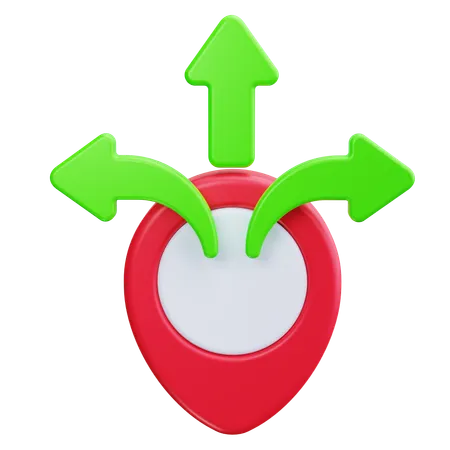 Route  3D Icon