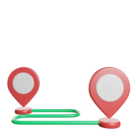 Route  3D Icon