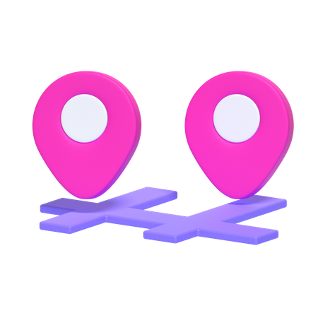 Route  3D Icon