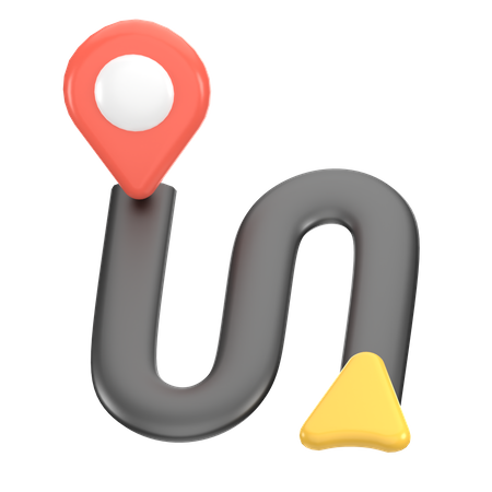 Route  3D Icon