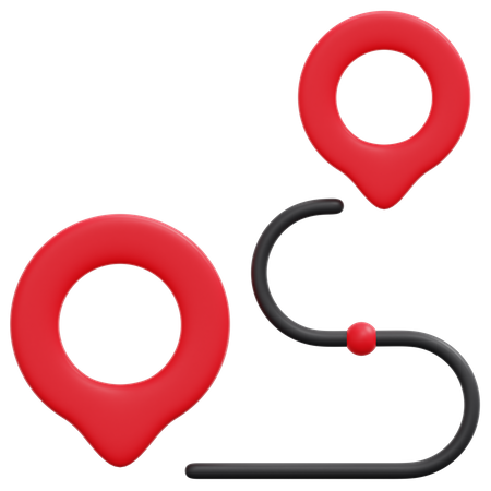 Route Pin 3D Icon