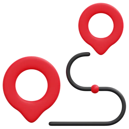 Route Pin 3D Icon