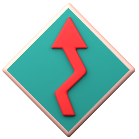 Route venteuse  3D Icon