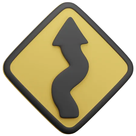 Route venteuse  3D Icon