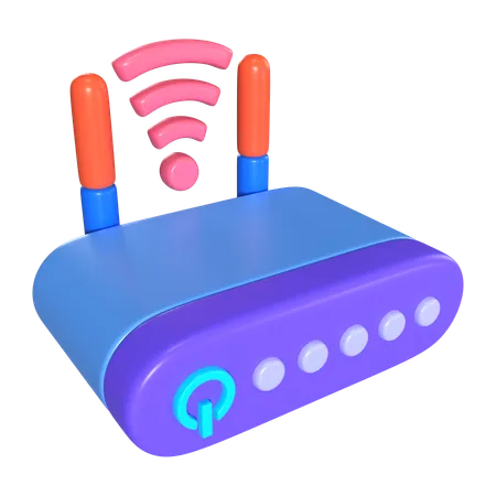 This Is Router 3 D Render Illustration Icon It Comes As A High Resolution PNG File Isolated On A Transparent Background The Available 3 D Model File Formats Include BLEND OBJ FBX And GLTF 3D Icon