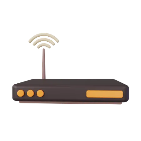 Router  3D Icon