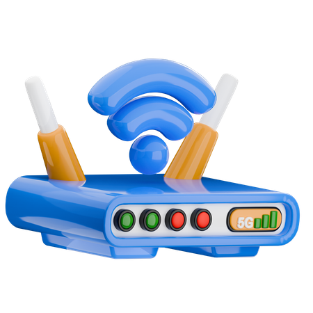 Router  3D Icon