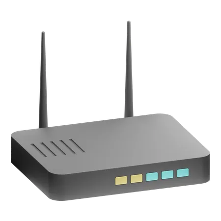 Router  3D Icon