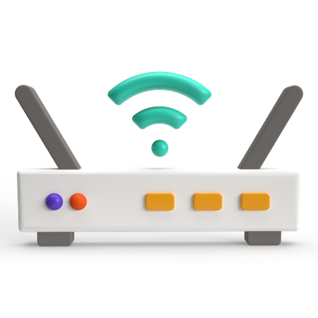 Router  3D Icon