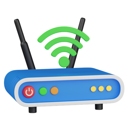 Router  3D Icon