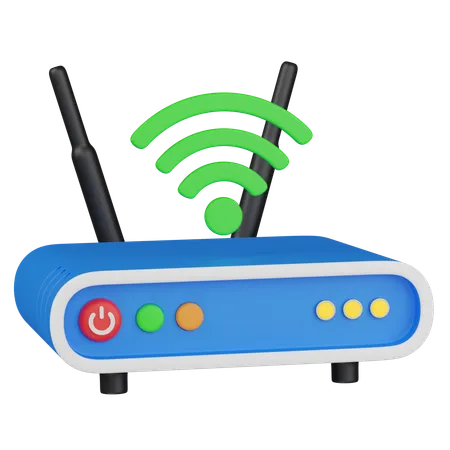 Router  3D Icon