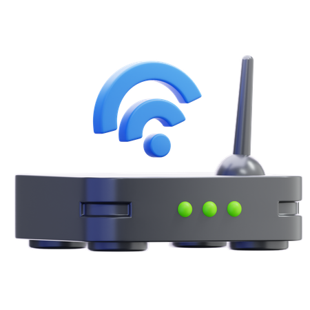 Router  3D Icon