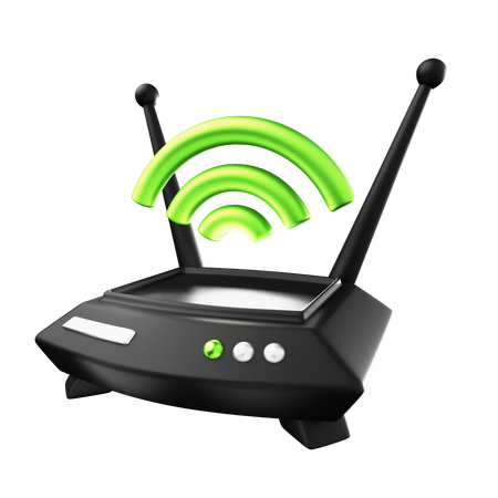 Router  3D Icon